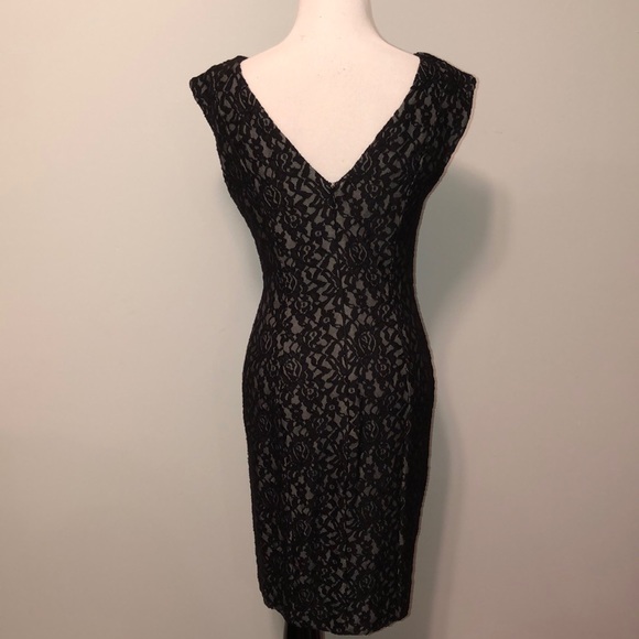 French Connection lace overlay sheath dress - Picture 4 of 6